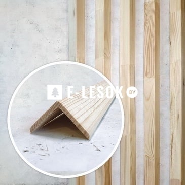 Уголок хвойных пород Экстра 45x45x2500