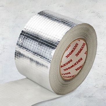 ROCKWOOL 100x4000 алюминиевая клейкая лента
