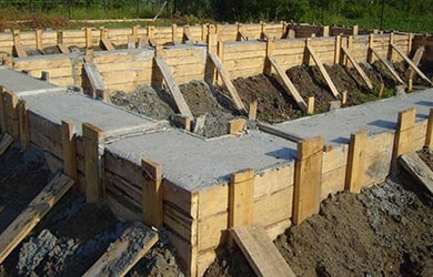 Опалубка из обрезной доски