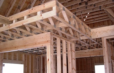 Каркас из строганой доски