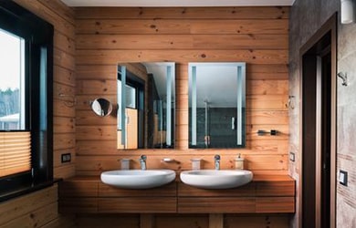 Стены в ванной