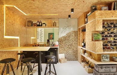 OSB в отделке интерьера