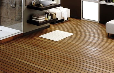 Пол в ванной