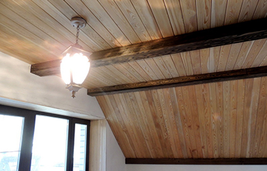 Отделка потолка